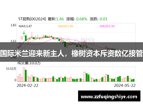 国际米兰迎来新主人，橡树资本斥资数亿接管